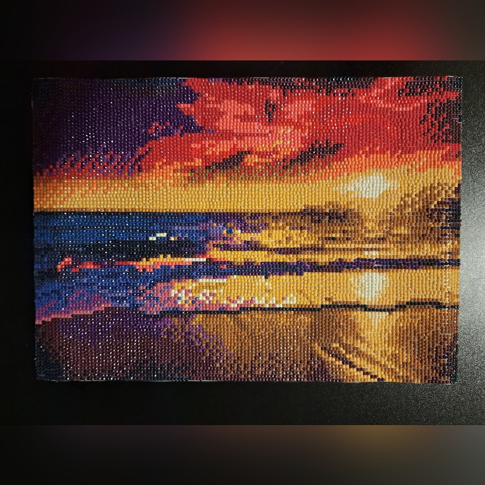 Finished beach sunset